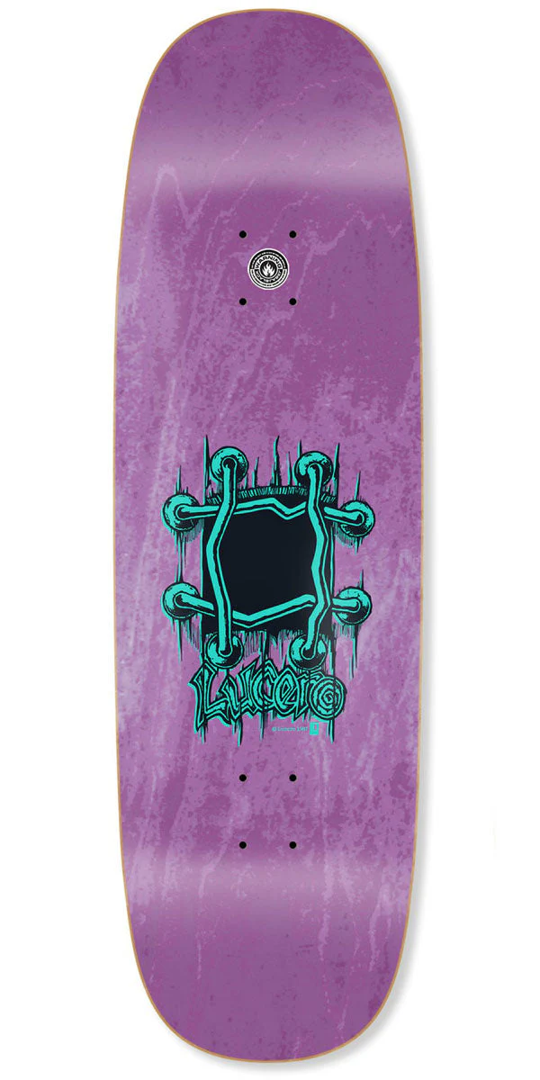 Black Label John Lucero X2 Tugboat Shape Skateboard Complete - 9.50" - Image 2