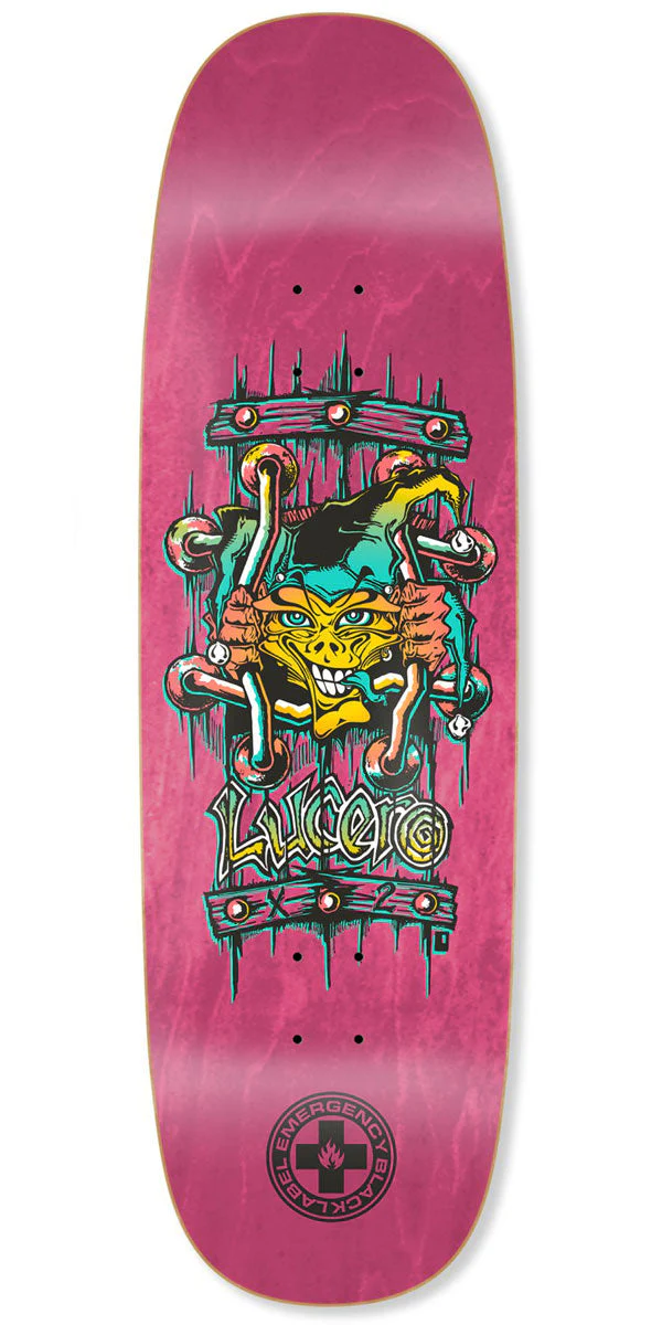 Black Label John Lucero X2 Tugboat Shape Skateboard Deck - 9.50"