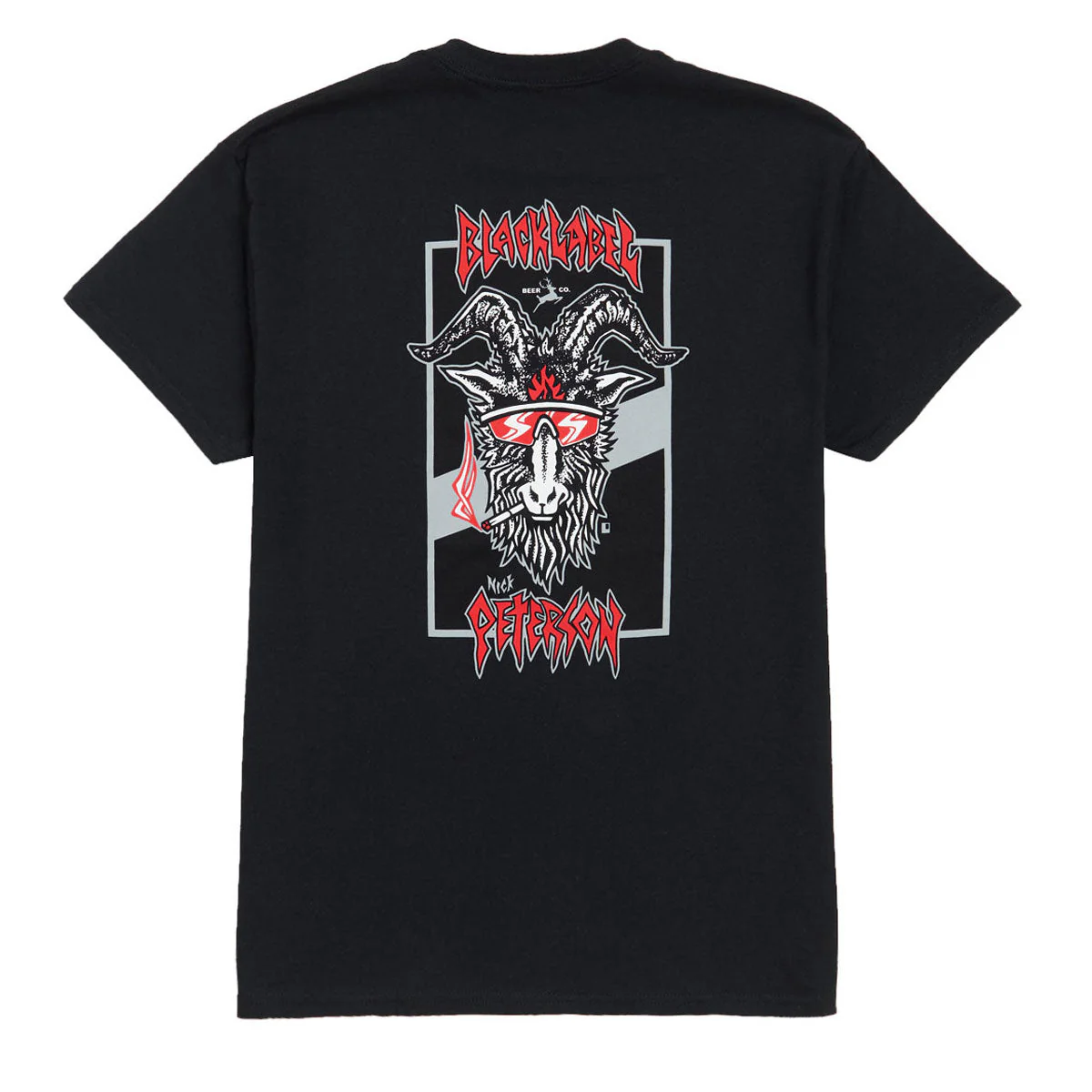 Black Label Nick Peterson Burnside Brew T-Shirt - Black