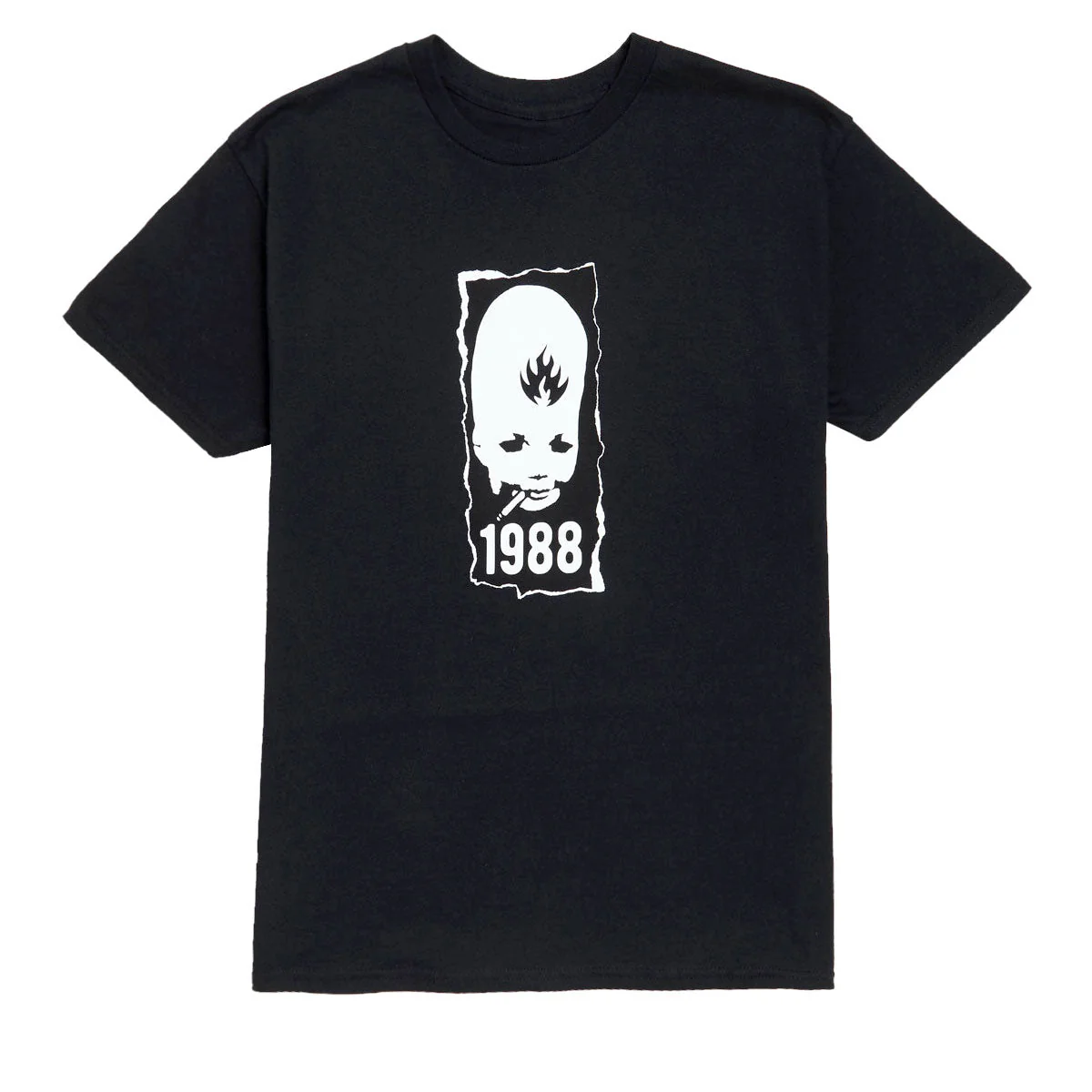 Black Label Thumbhead Torn T-Shirt - Black