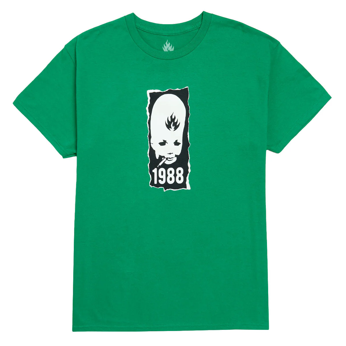 Black Label Thumbhead Torn T-Shirt - Green