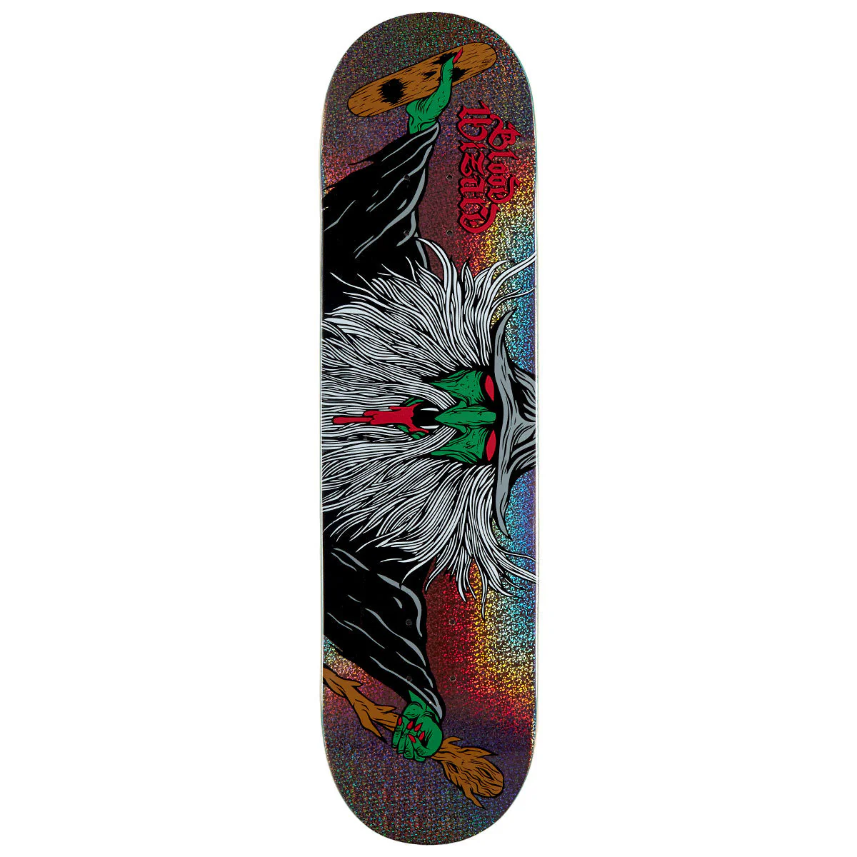 Blood Wizard Flying Wizard Galactic Skateboard Deck - 8.25"