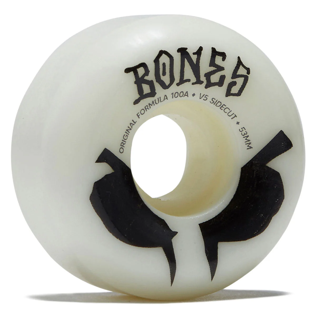 Bones 100s Sidecuts 100a V5 Sidecut Skateboard Wheels - White 2026 - 53mm