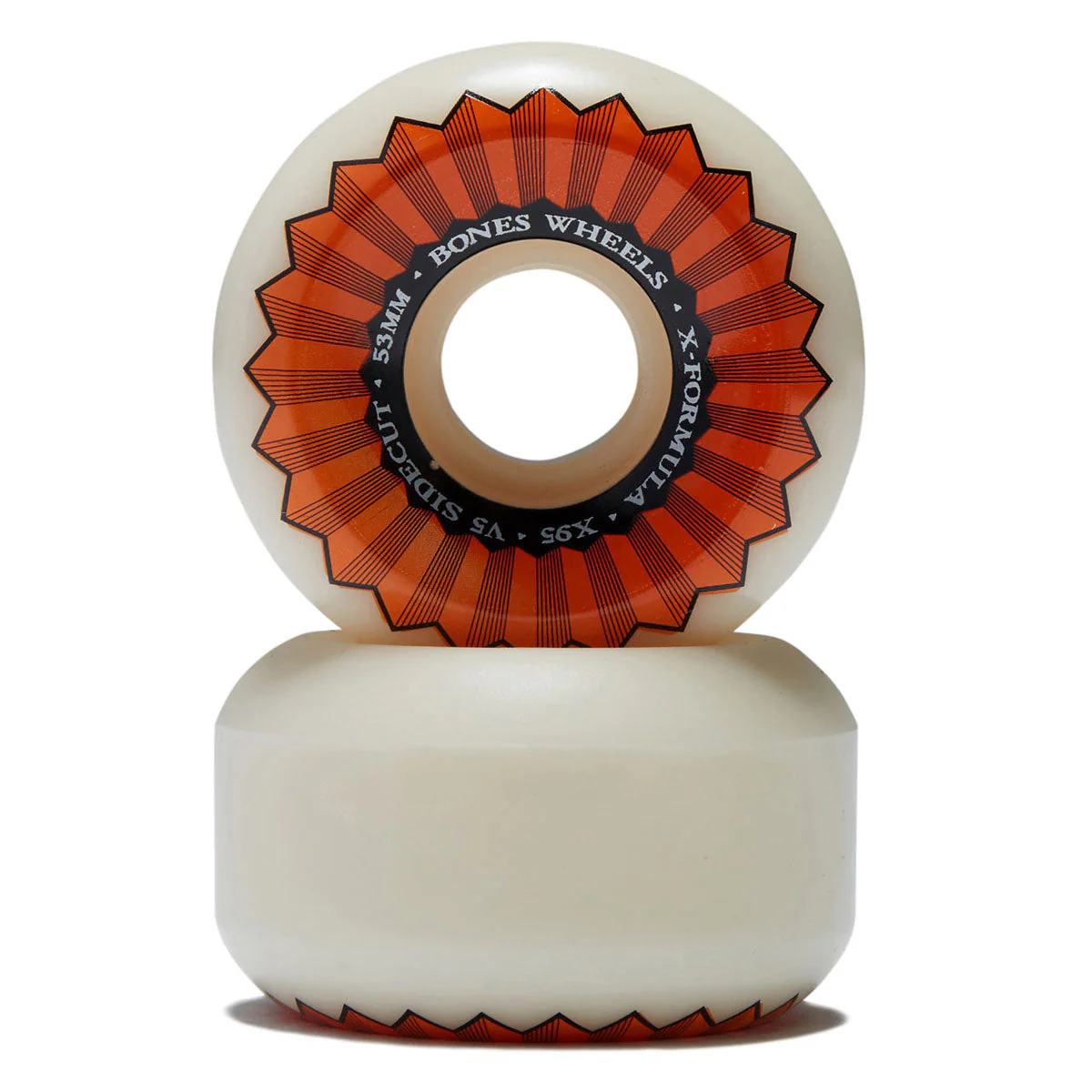 Bones X Formula Sidecuts 95a V5 Sidecut Skateboard Wheels - 53mm - Image 2