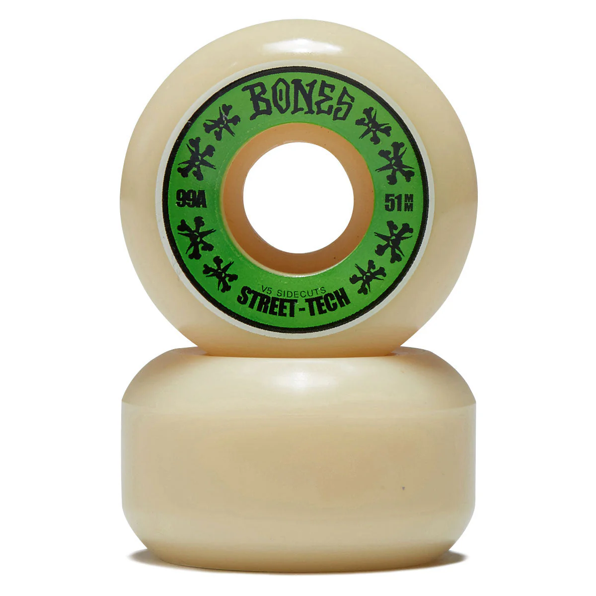 Bones STF Sidecuts 99a V5 Sidecut Skateboard Wheels - 51mm - Image 2