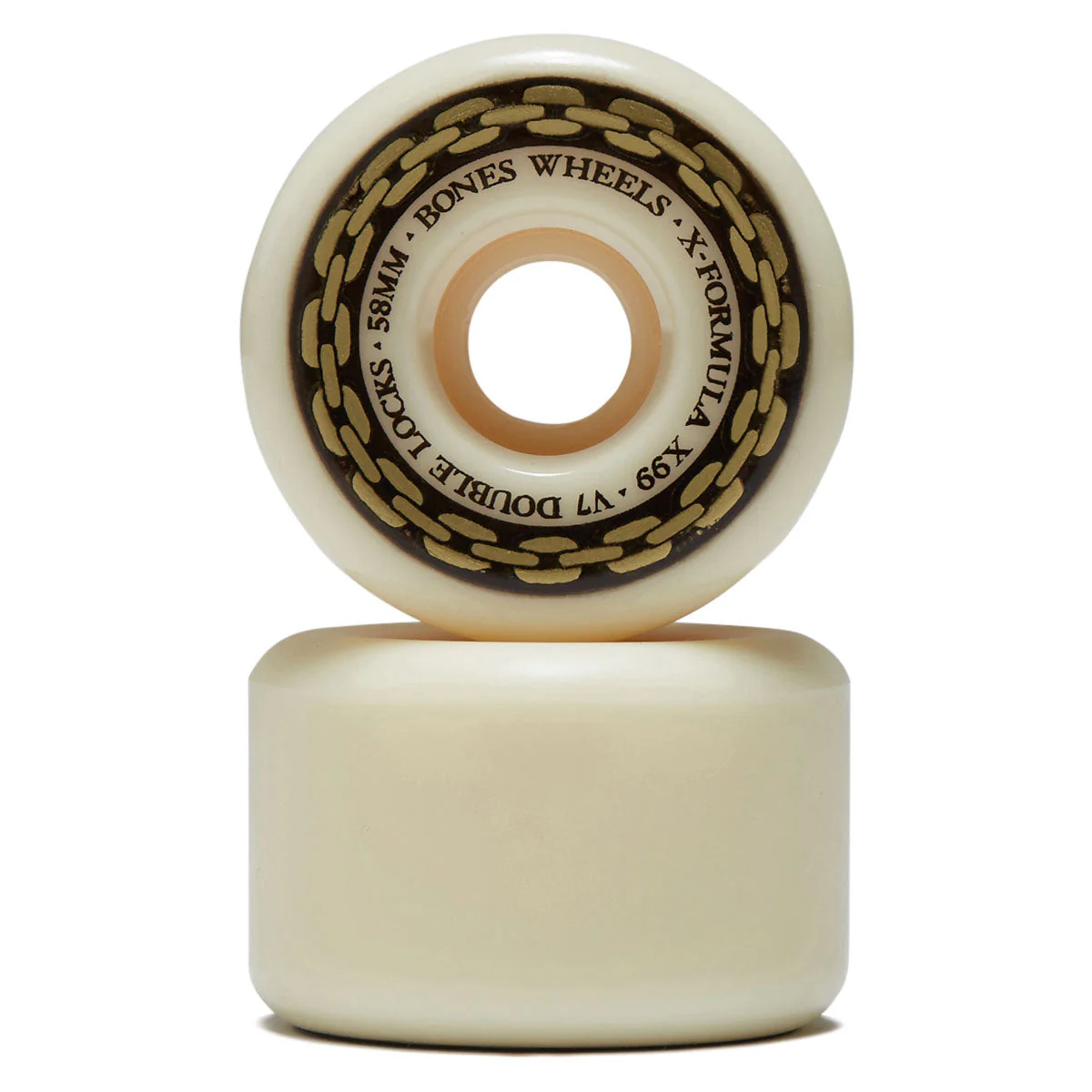 Bones X-Formula Double Locks 99a V7 Double Lock Skateboard Wheels - 58mm - Image 2