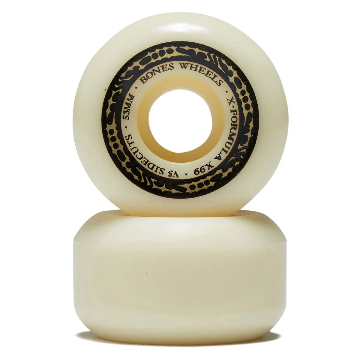 Bones X-Formula Sidecuts 99a V5 Sidecut Skateboard Wheels - 53mm - Image 2