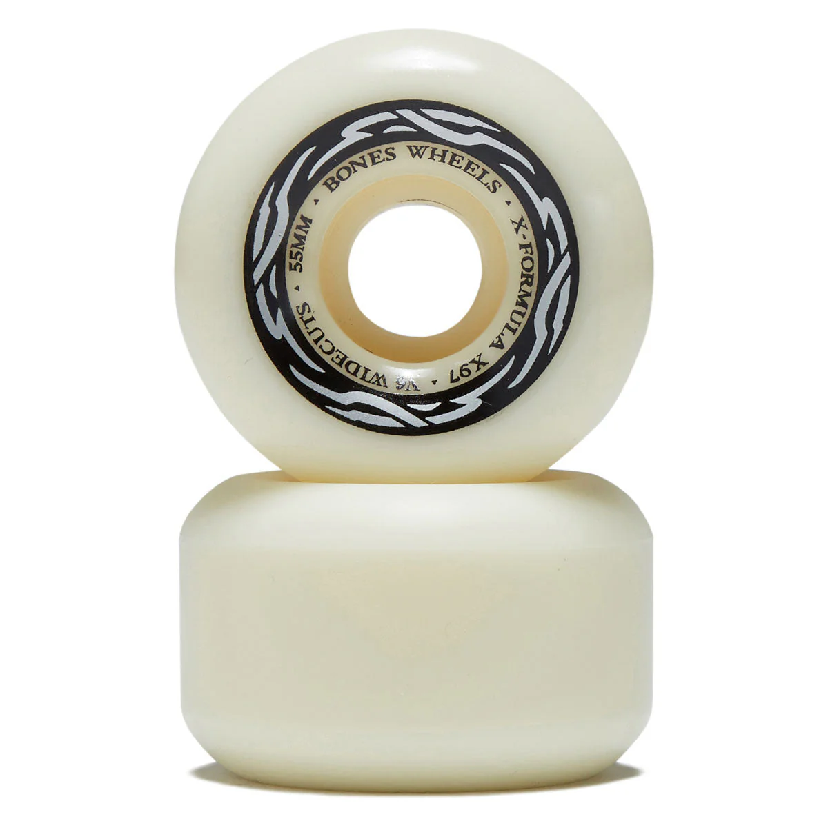 Bones X-Formula Widecuts 97a V6 Wide-Cut Skateboard Wheels - 55mm - Image 2