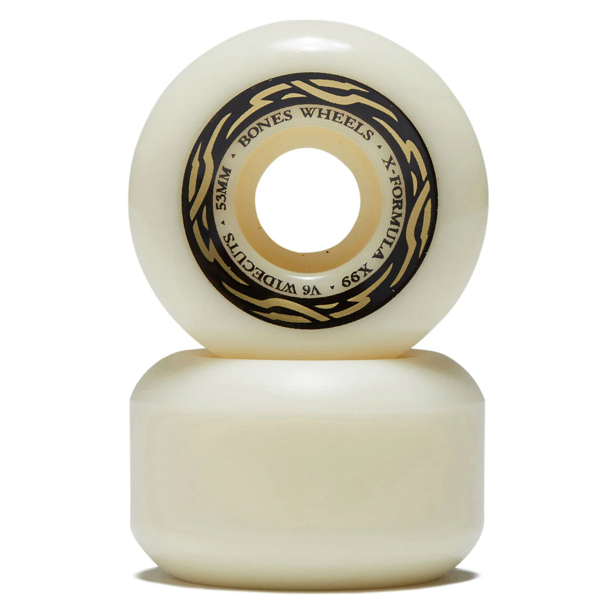 Bones X-Formula Widecuts 99a V6 Wide-Cut Skateboard Wheels - 53mm - Image 2