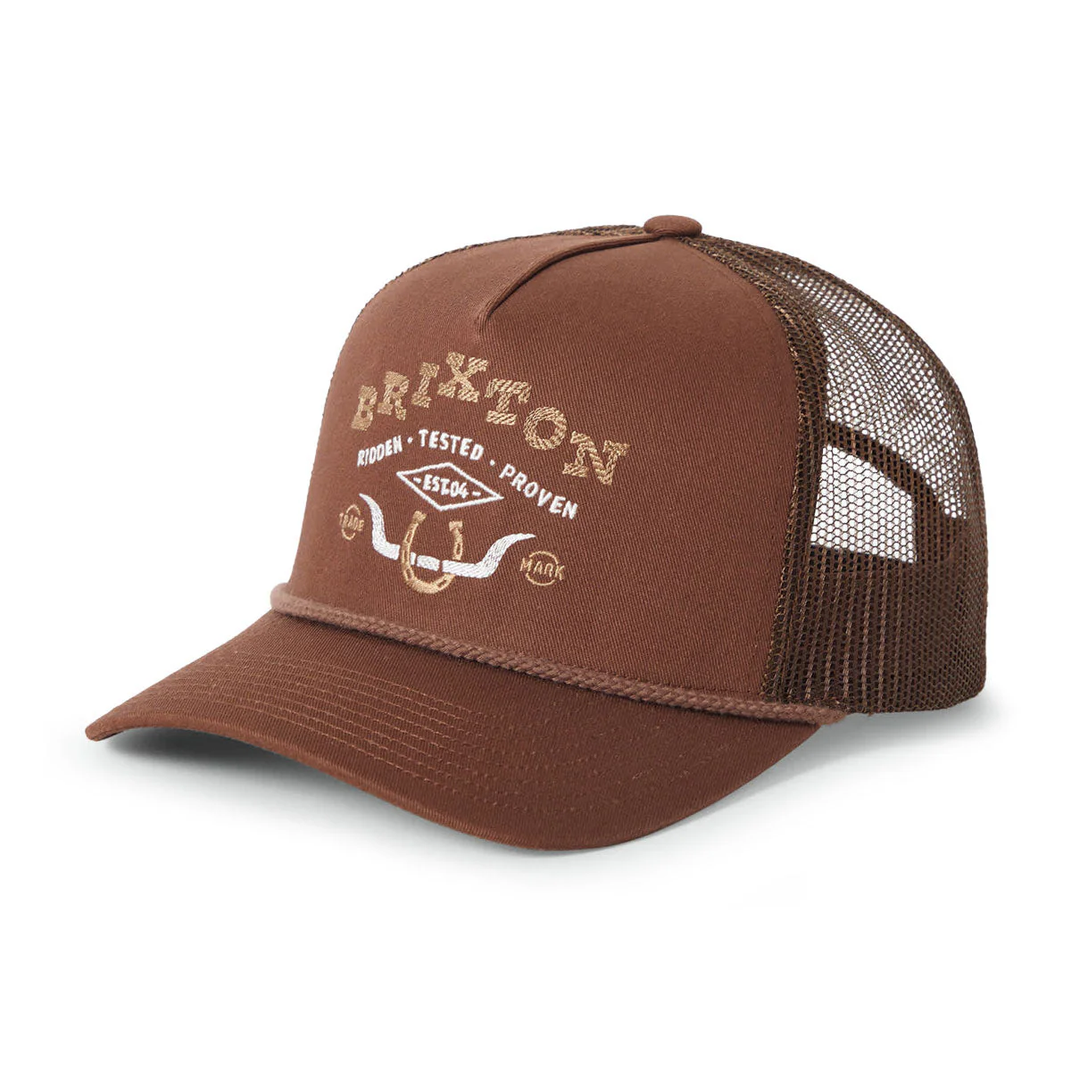 Brixton Beekman C Np Mp Trucker Hat - Brown/Brown