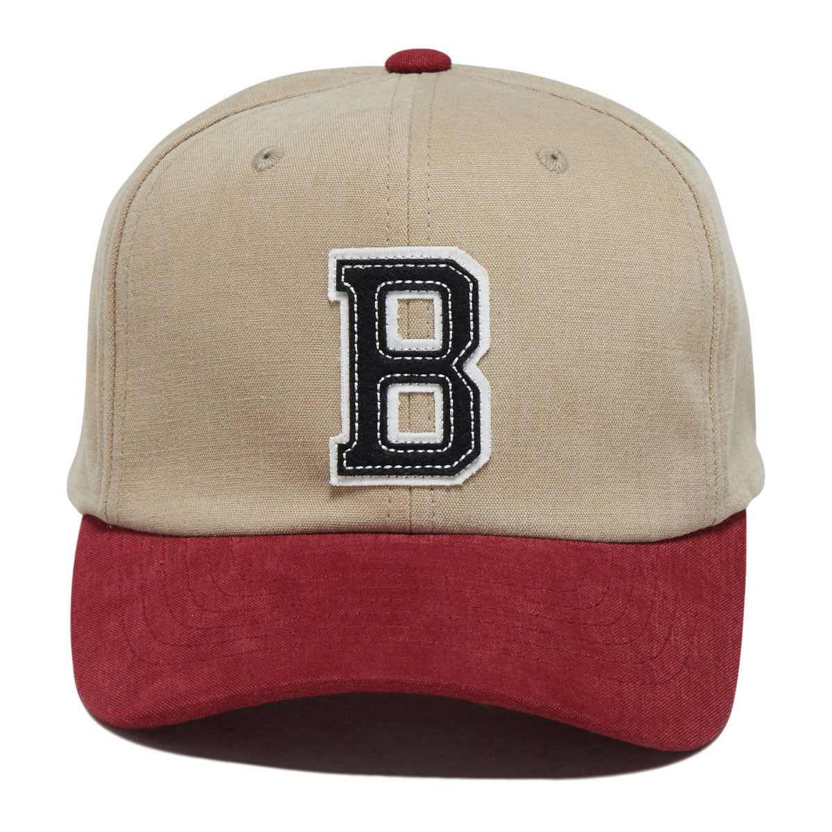 Brixton Big B Mp Hat - Sand/Burgundy - Image 2