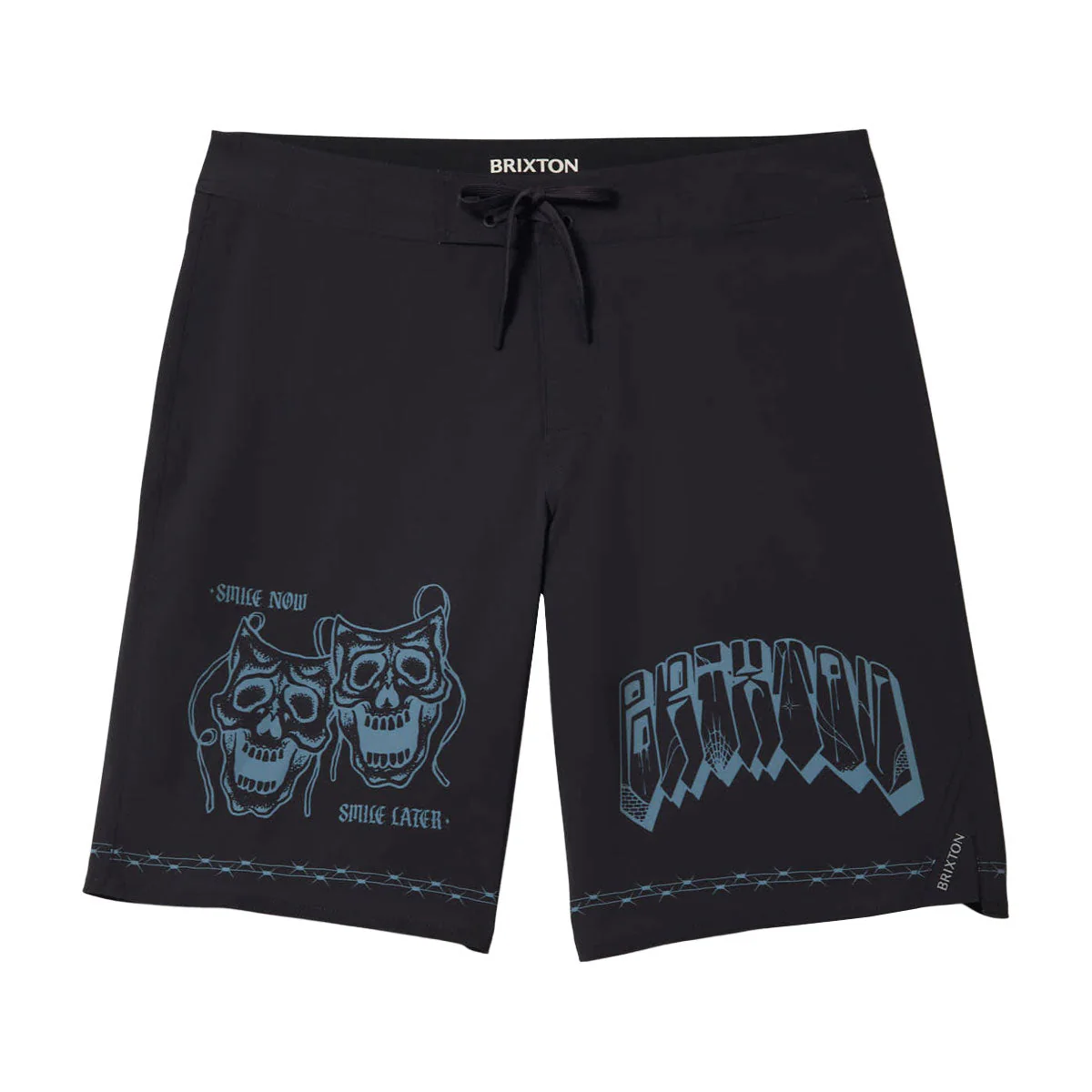 Brixton Blitz 21 Boardshorts - Black Masks