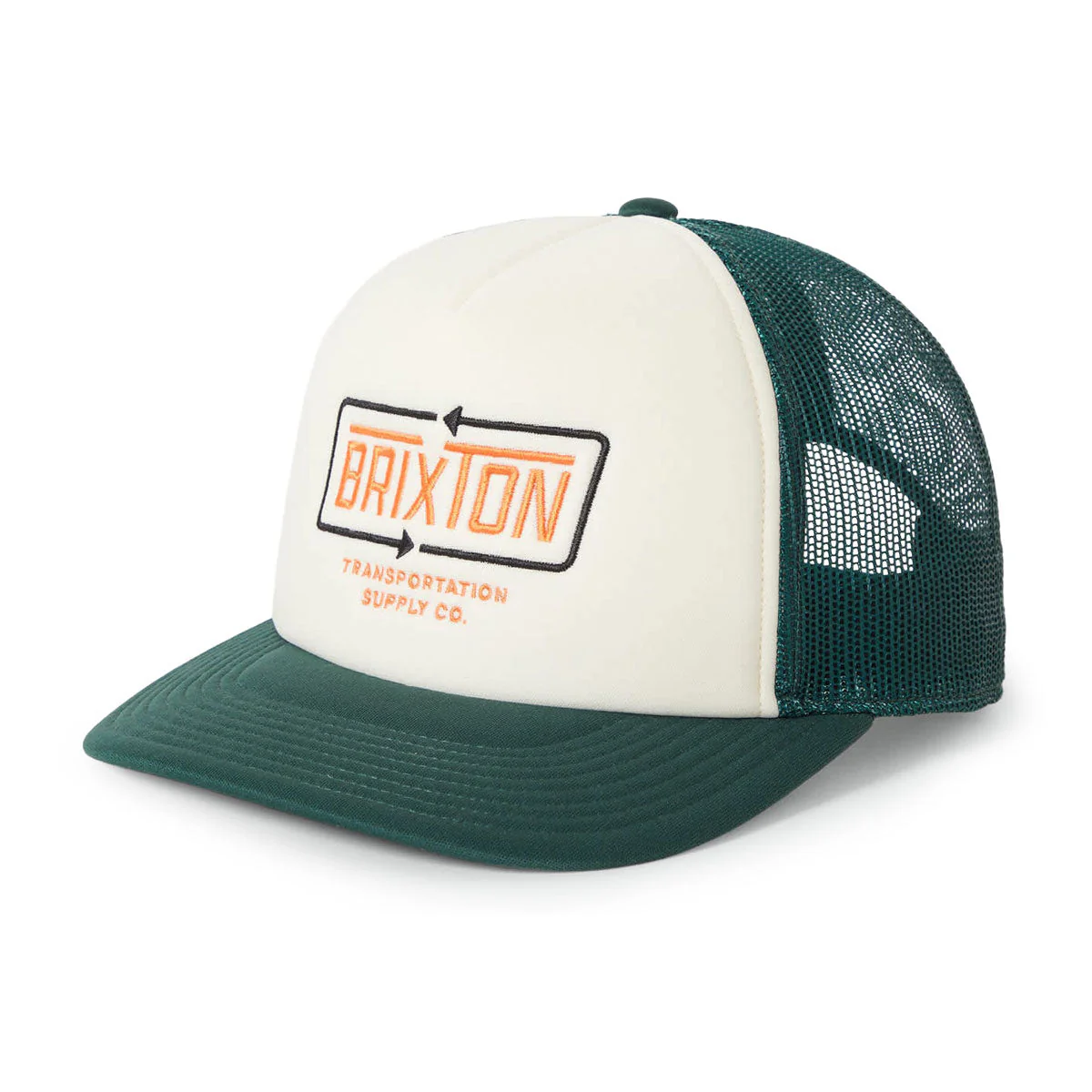 Brixton Caldwell Np Hp Trucker Hat - Primal Green/Whitecap/Primal Green