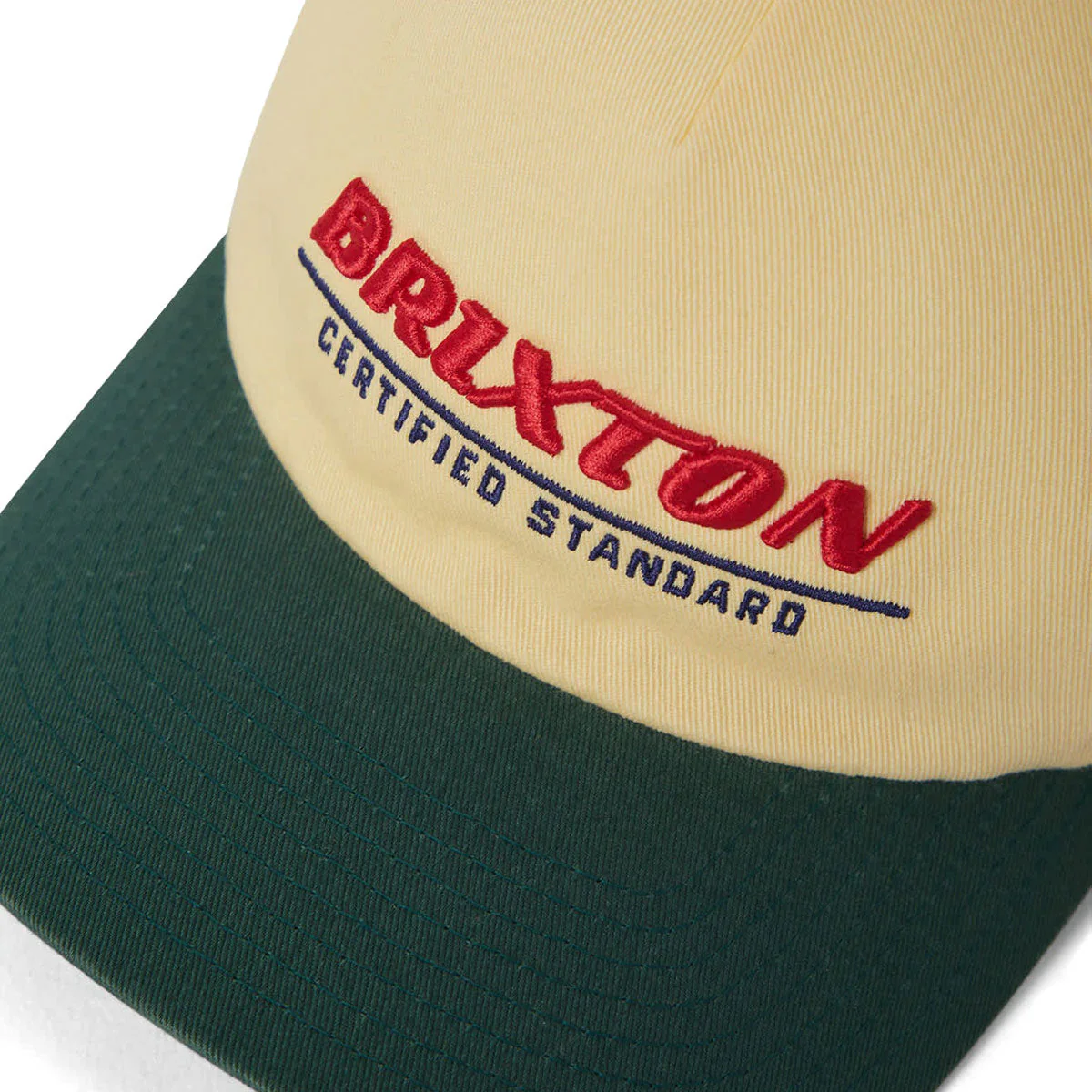 Brixton Certified LP Adj Hat - Washed Celestial Yellow/Mediterranean Teal - Image 3