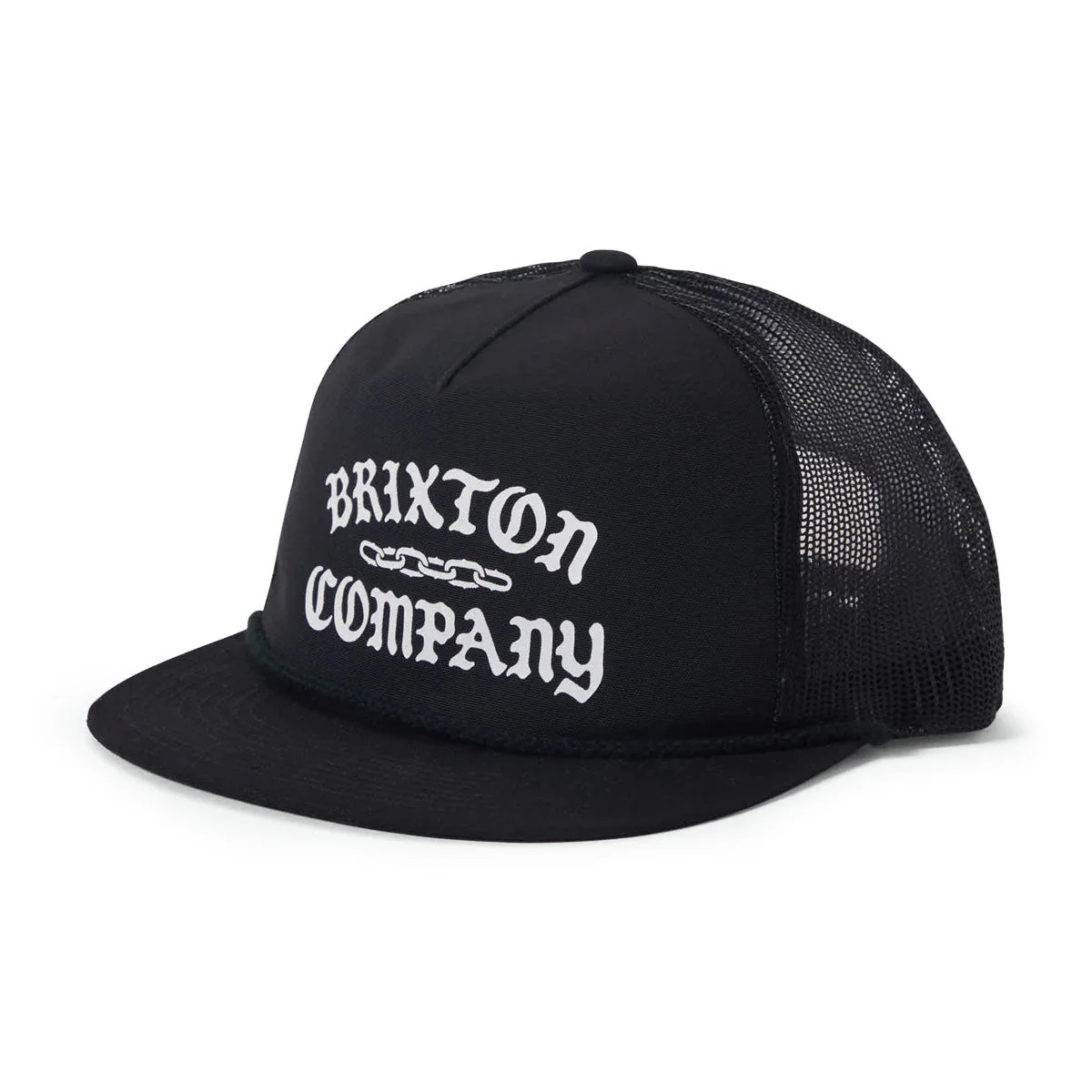 Brixton Chains Netplus HP Trucker Hat - Black/Black
