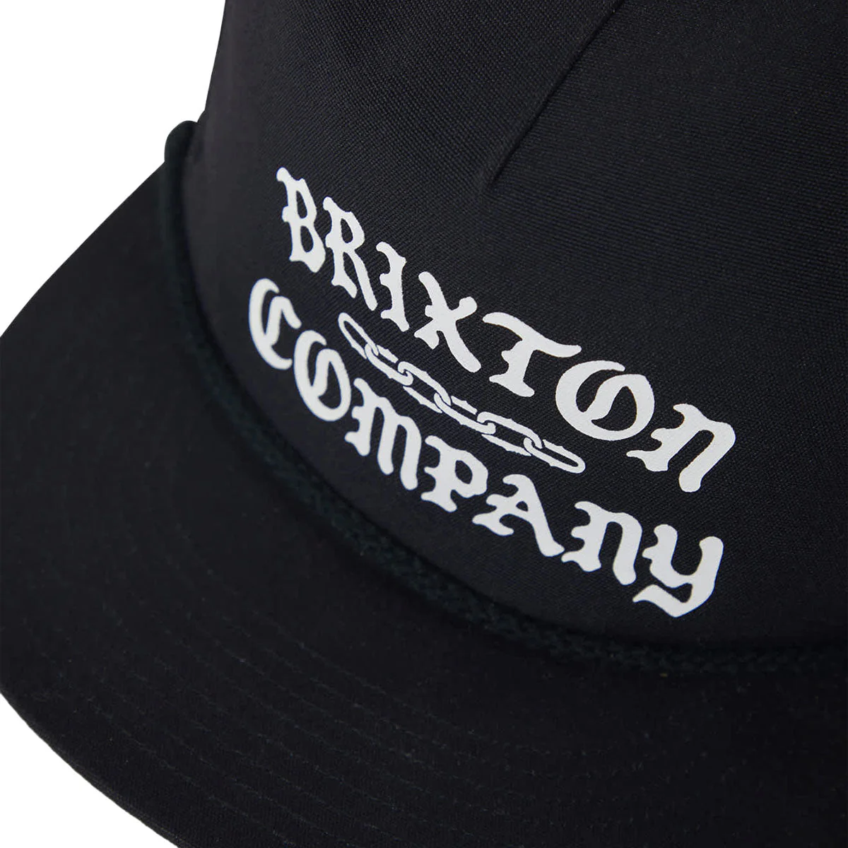 Brixton Chains Netplus HP Trucker Hat - Black/Black - Image 3