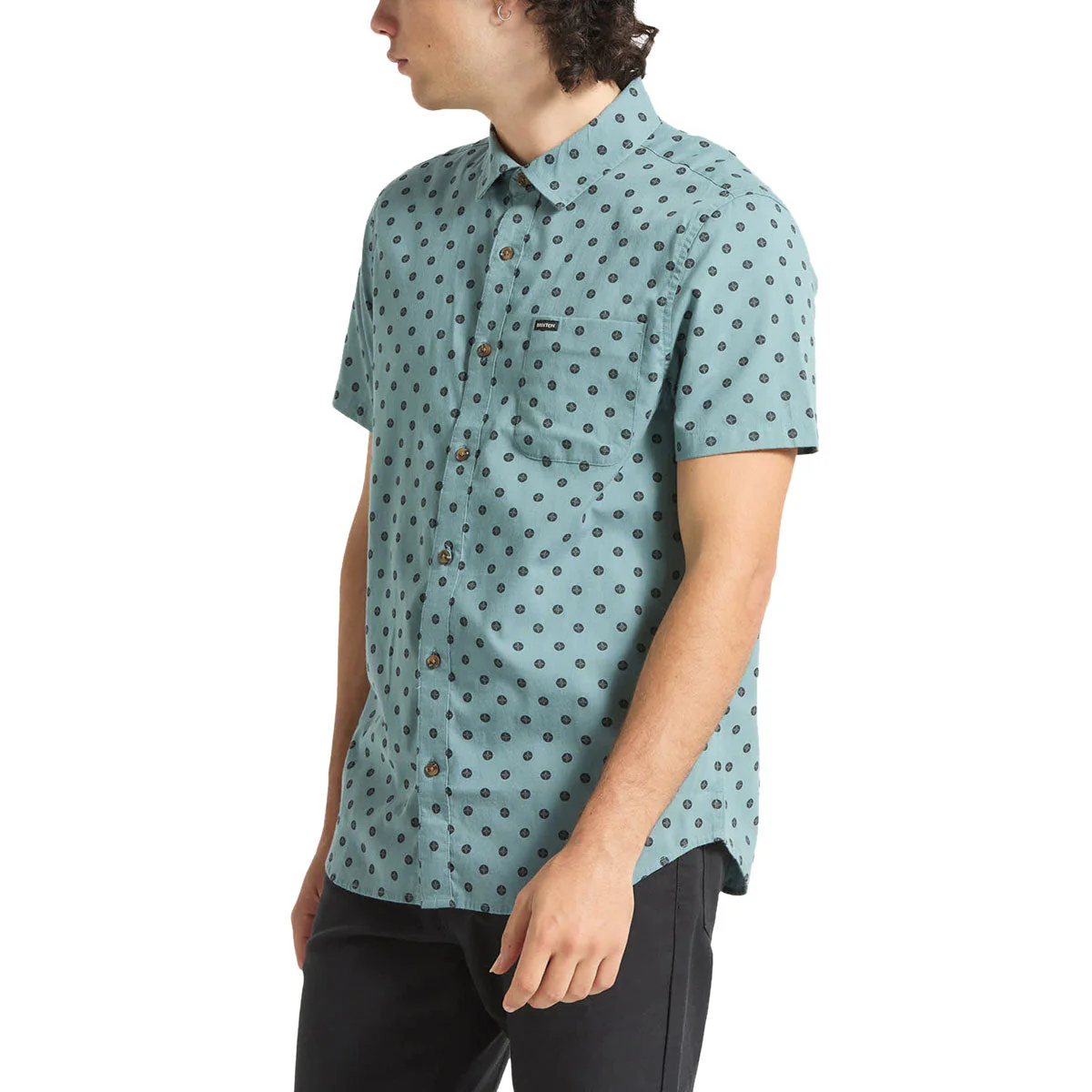 Brixton Charter Print Shirt - Micro Street Tile