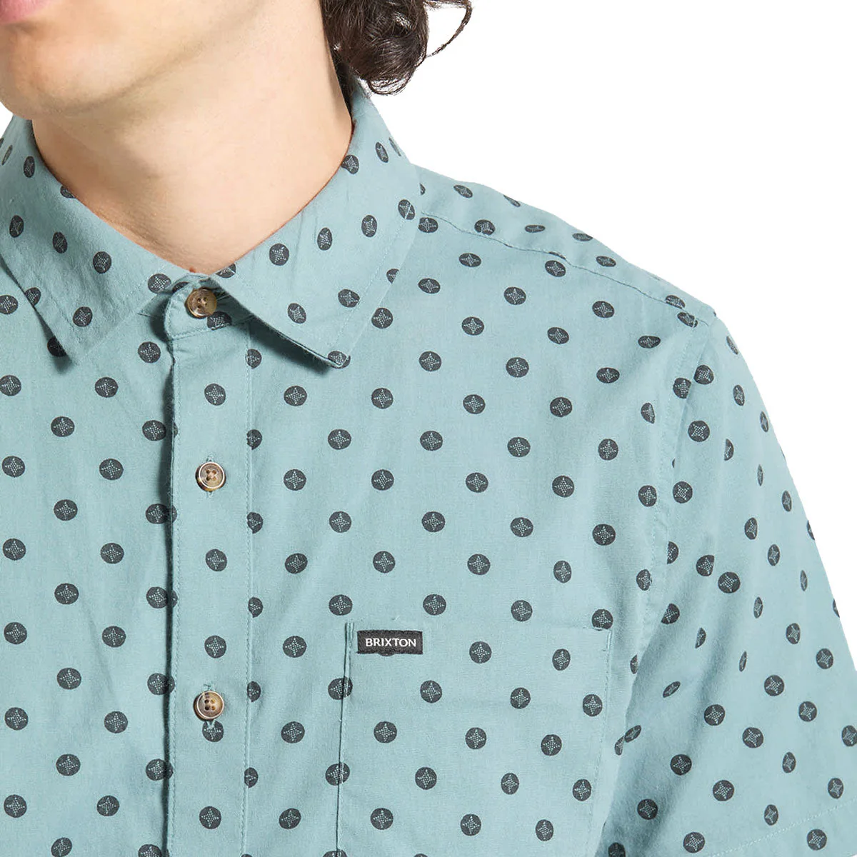 Brixton Charter Print Shirt - Micro Street Tile - Image 2