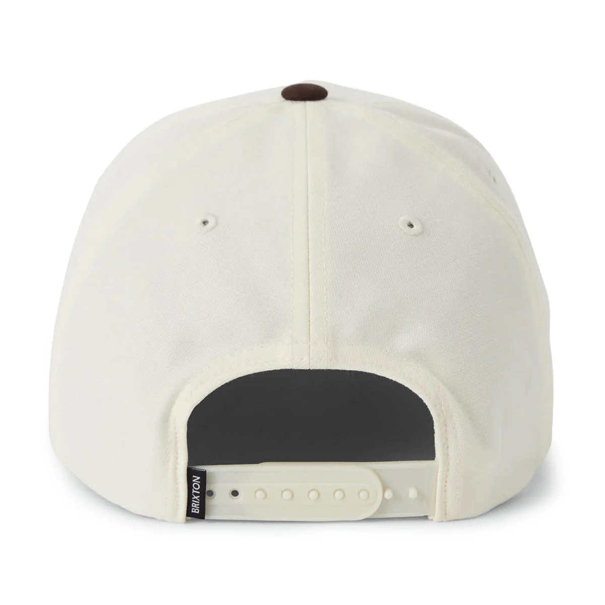 Brixton Forget The Cowboy Netplus MP Snapback Hat - Chocolate/Off White - Image 2