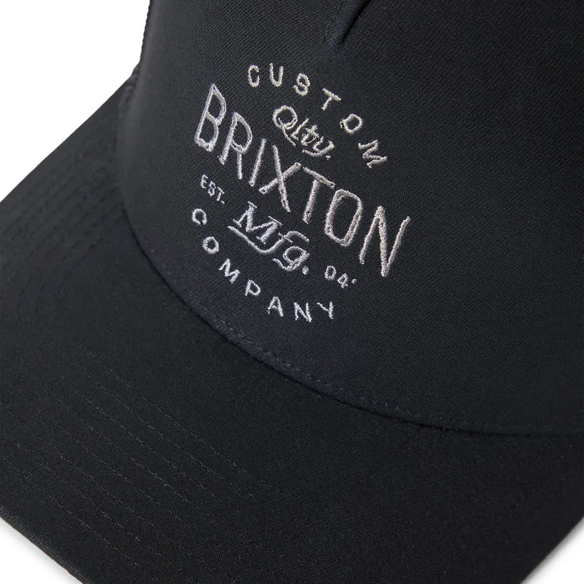 Brixton Fremont C Np Mp Trucker Hat - Black/Black - Image 3