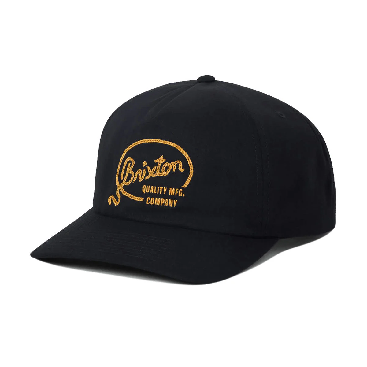 Brixton Gallatin MP Snapback Hat - Black
