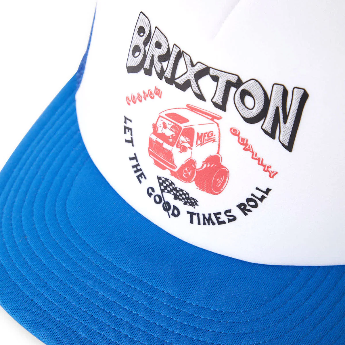 Brixton Garnet Np Hp Trucker Hat - Royal/White/Royal - Image 3