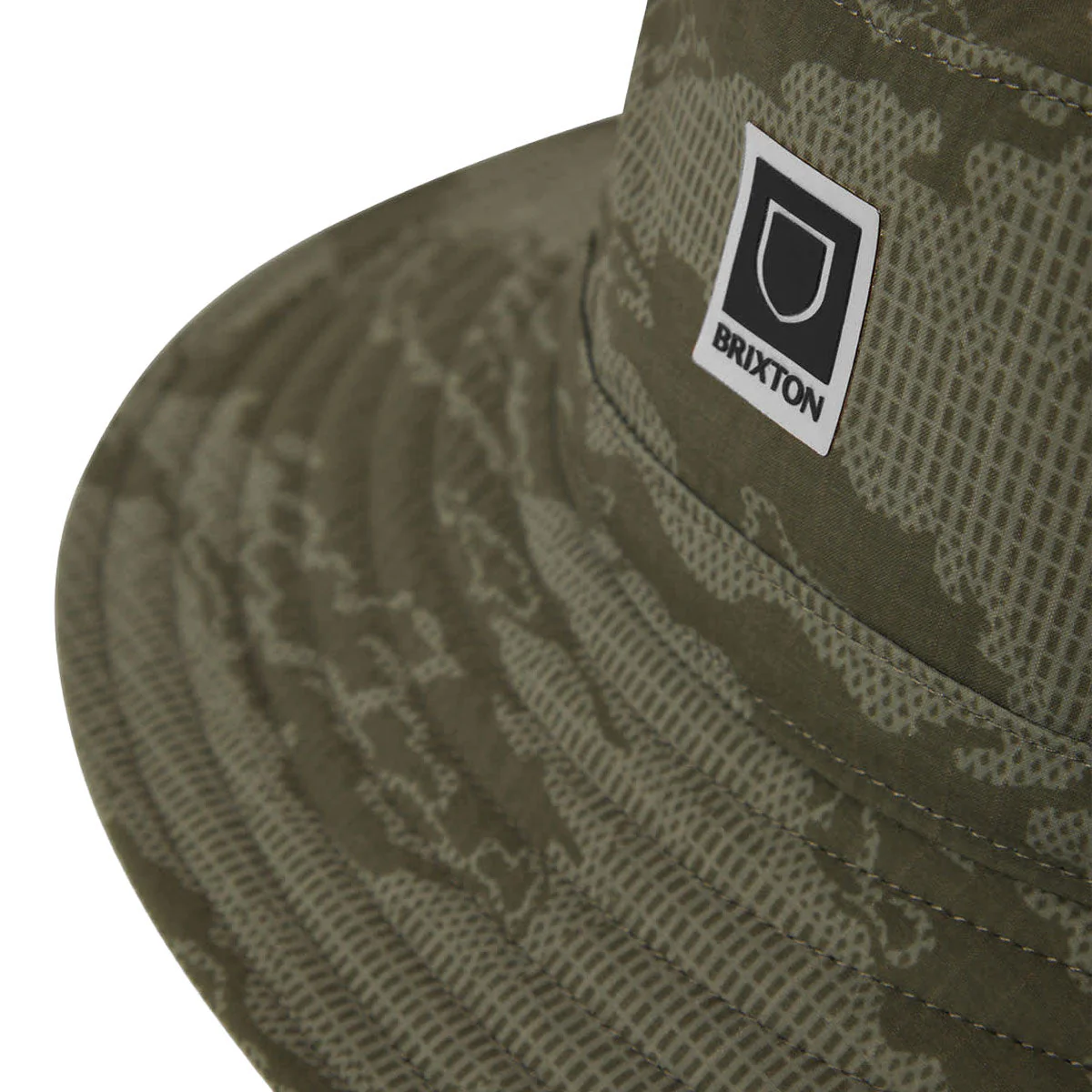 Brixton Journey Boonie Hat - Olive Tiger Camo - Image 3