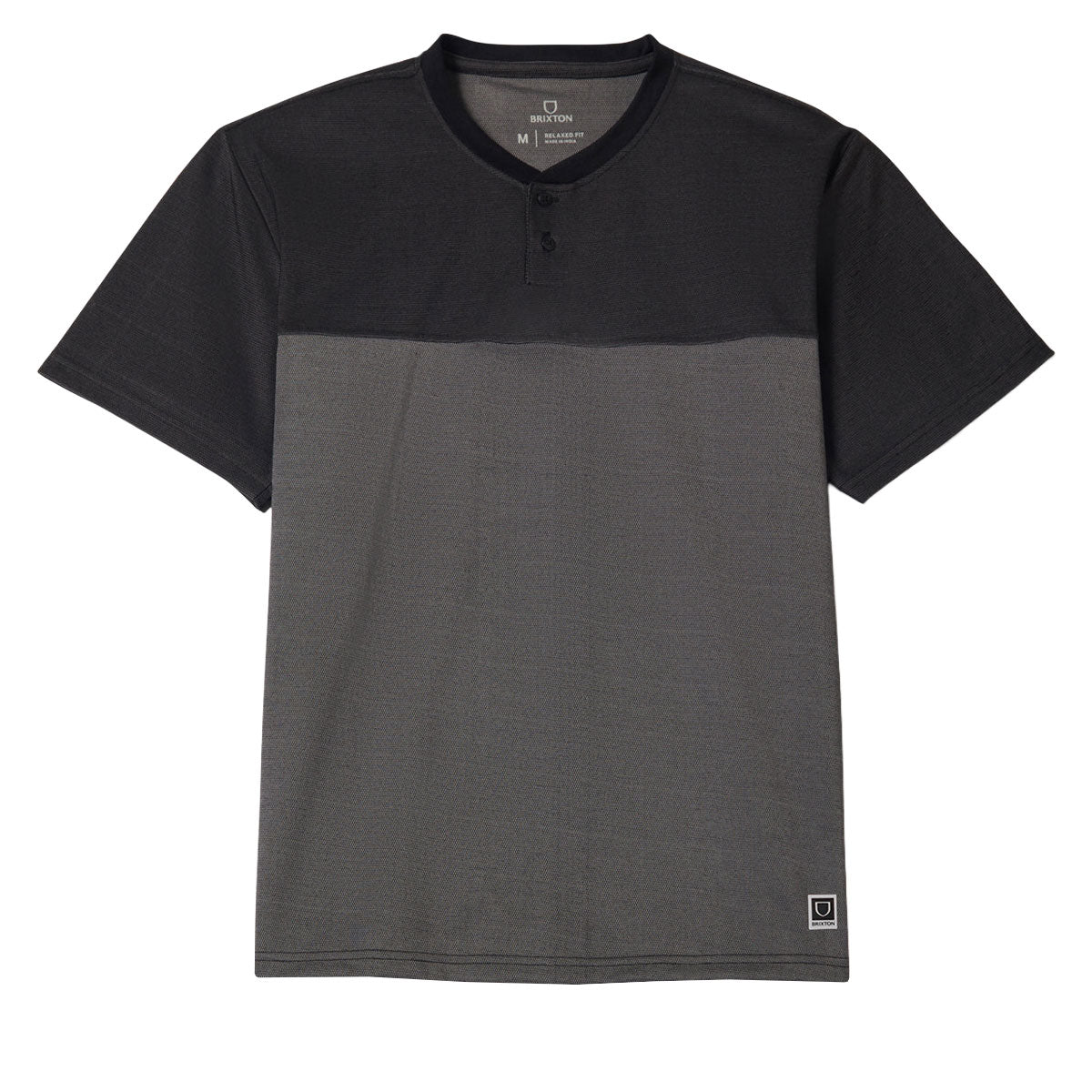 Brixton Journey Henley Shirt - Black