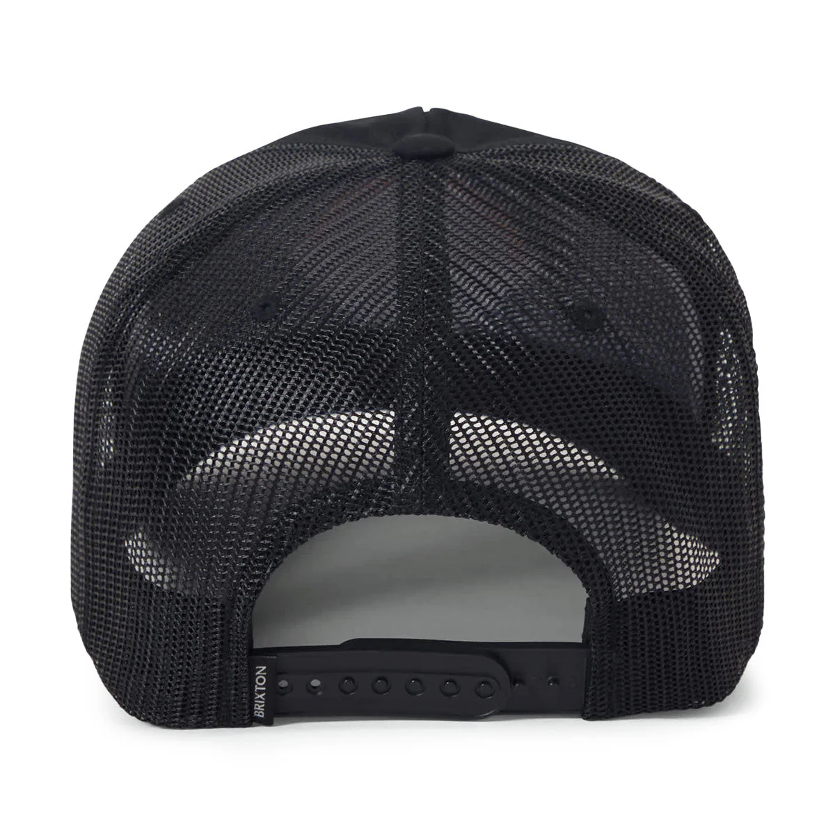 Brixton Leeway MP Trucker Hat - Black/Black - Image 2
