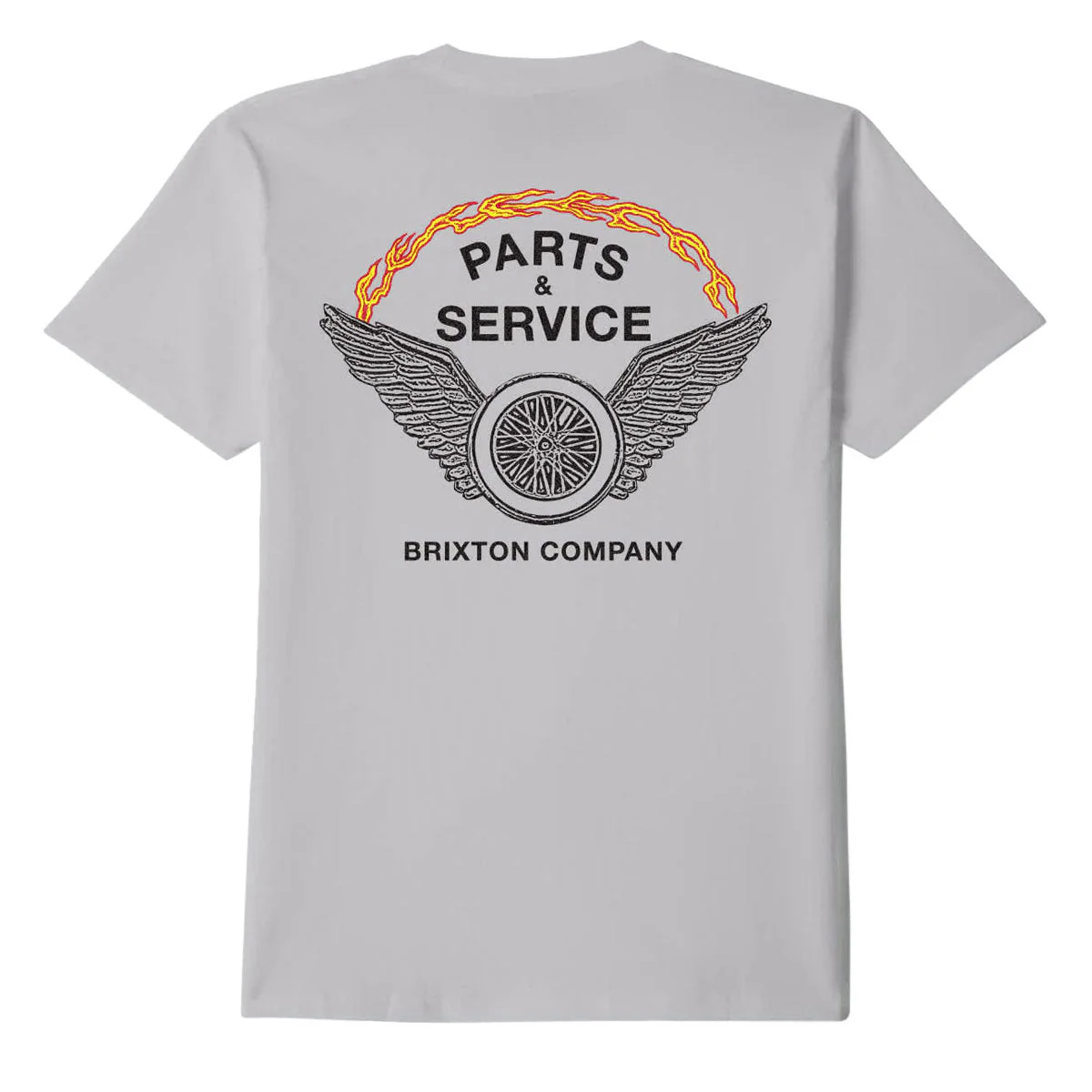 Brixton Leeway T-Shirt - Pebble Stone Worn Wash