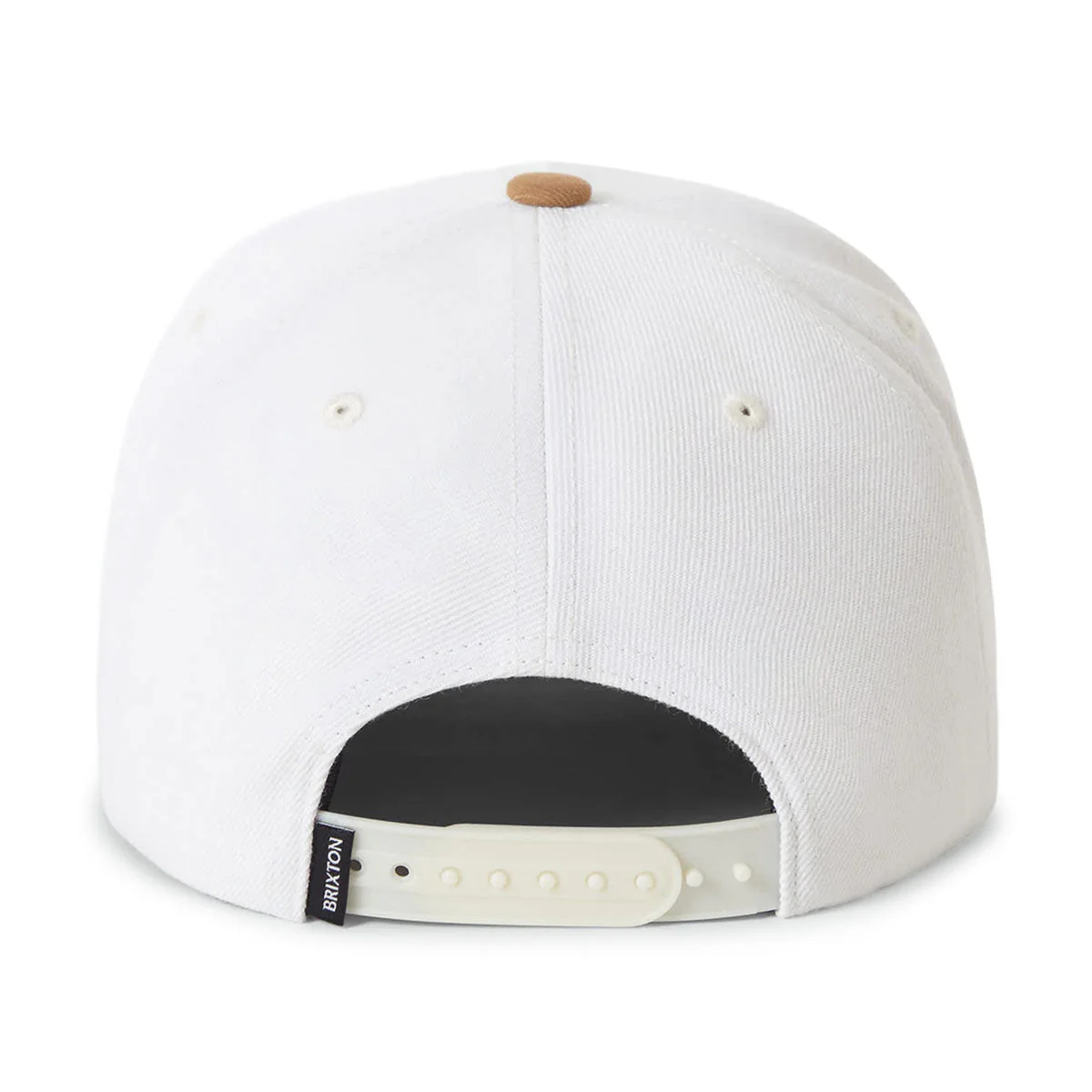 Brixton Linwood C Netplus Mp Snapback Hat - Off White/Copper - Image 2