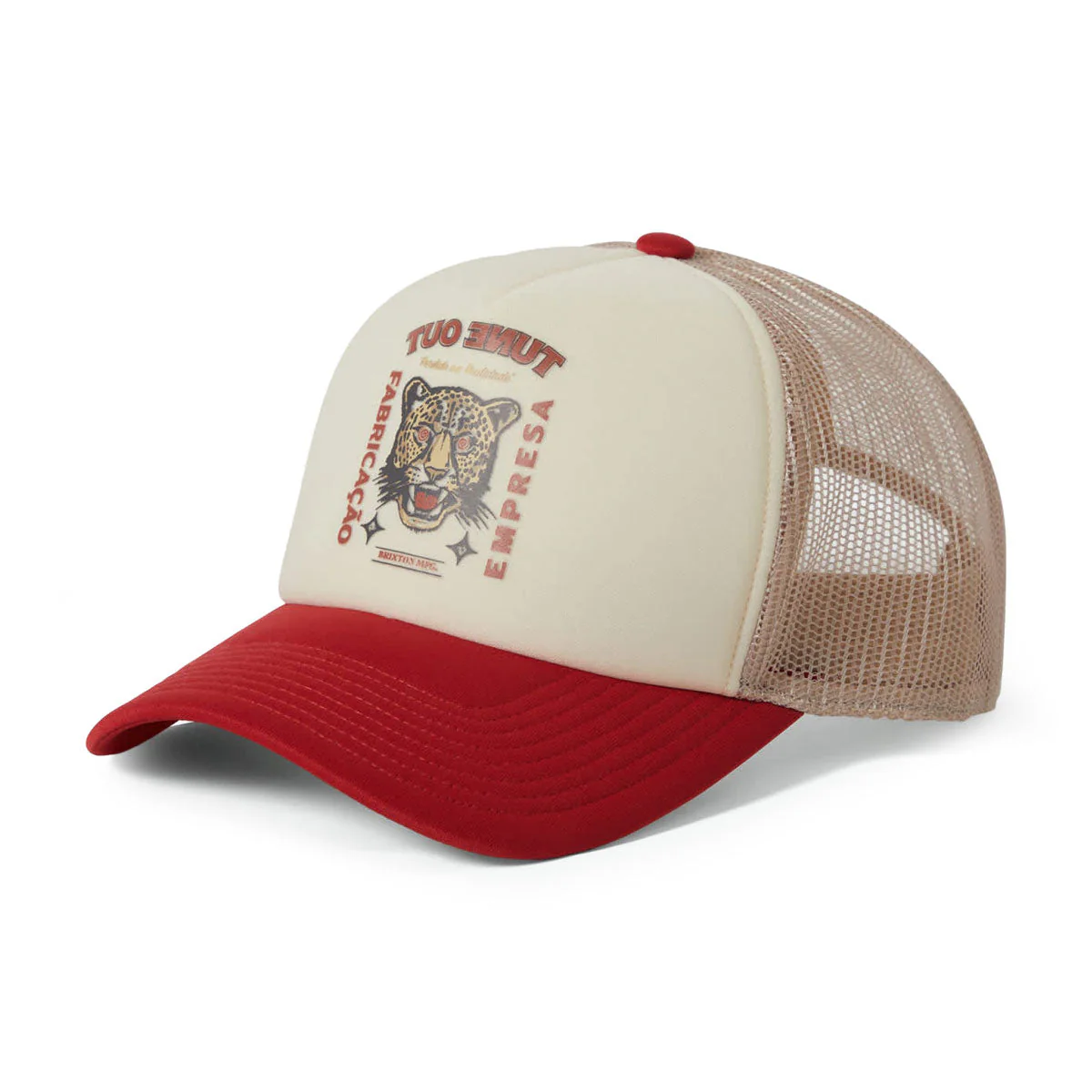 Brixton Lost In Reality Netplus MP Trucker Hat - Whitecap/Adrenaline Rush