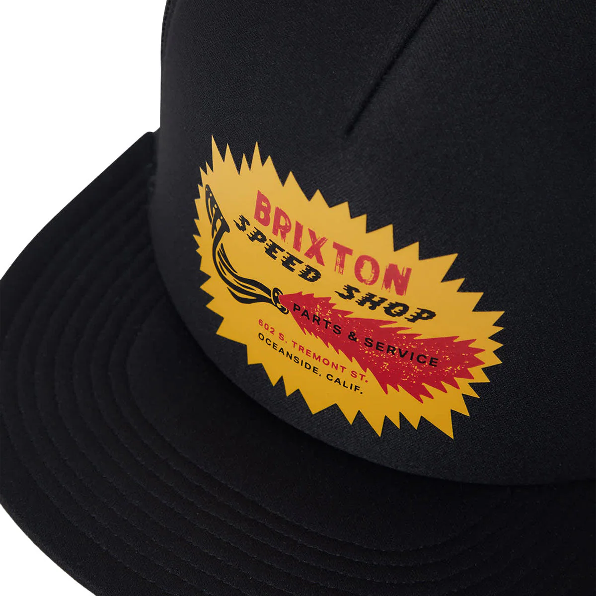 Brixton Mavis Netplus HP Trucker Hat - Black/Black - Image 3