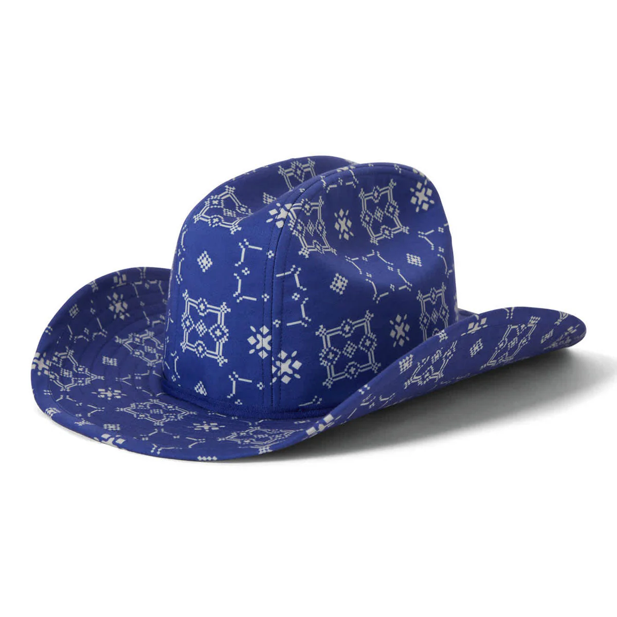 Brixton Odessa Cowboy Hat - Sunrise Blue/White
