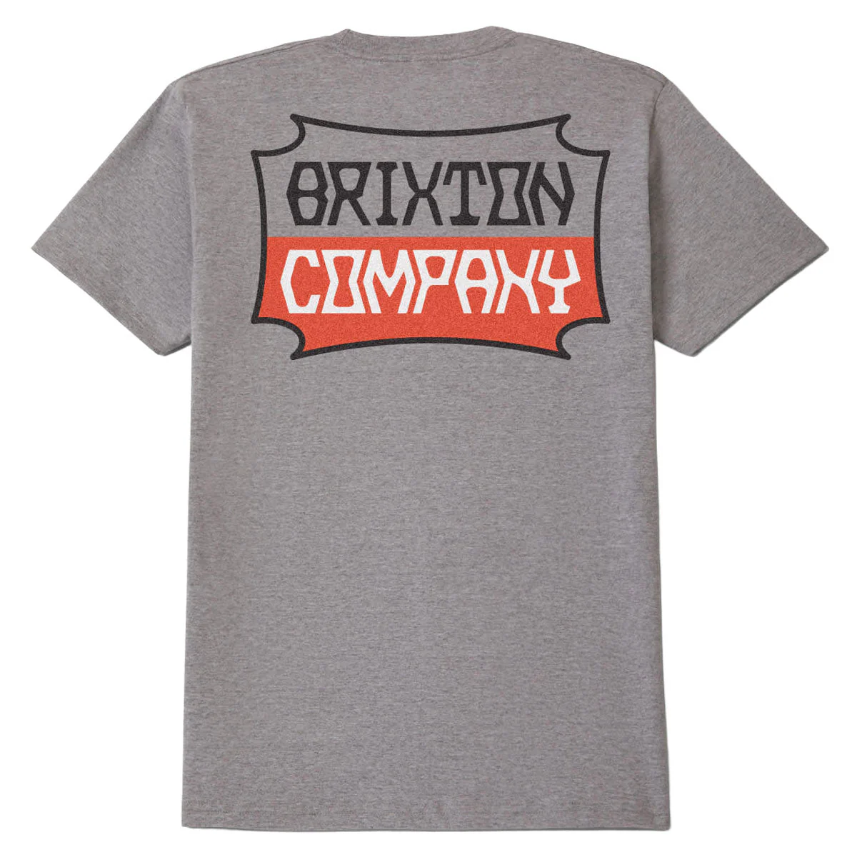 Brixton Pillar T-Shirt - Heather Grey