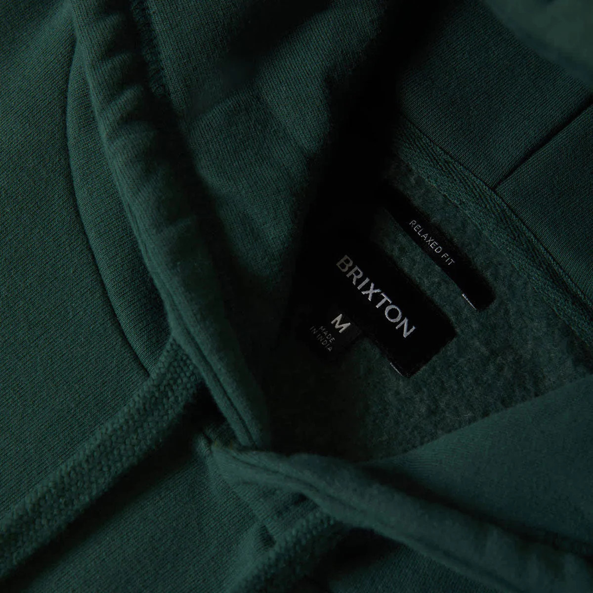 Brixton Predator Relaxed Hoodie - Primal Green Worn Wash - Image 4