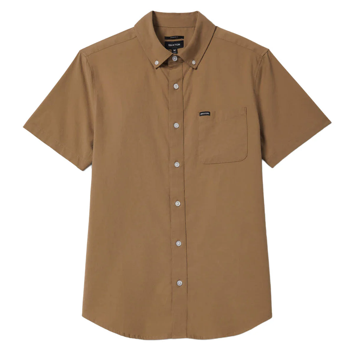 Brixton Sanford Oxford Shirt - Khaki - Image 2
