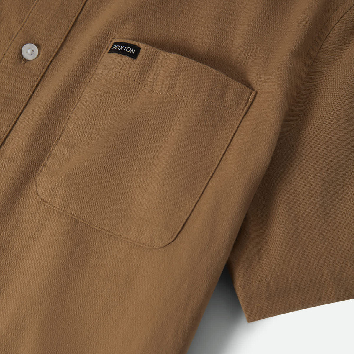 Brixton Sanford Oxford Shirt - Khaki - Image 3