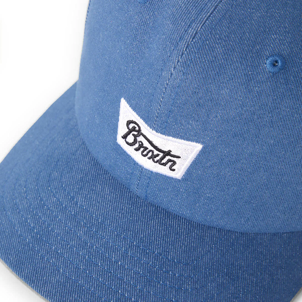Brixton Stith Mp Adj Hat - Light Stone Wash Denim - Image 3