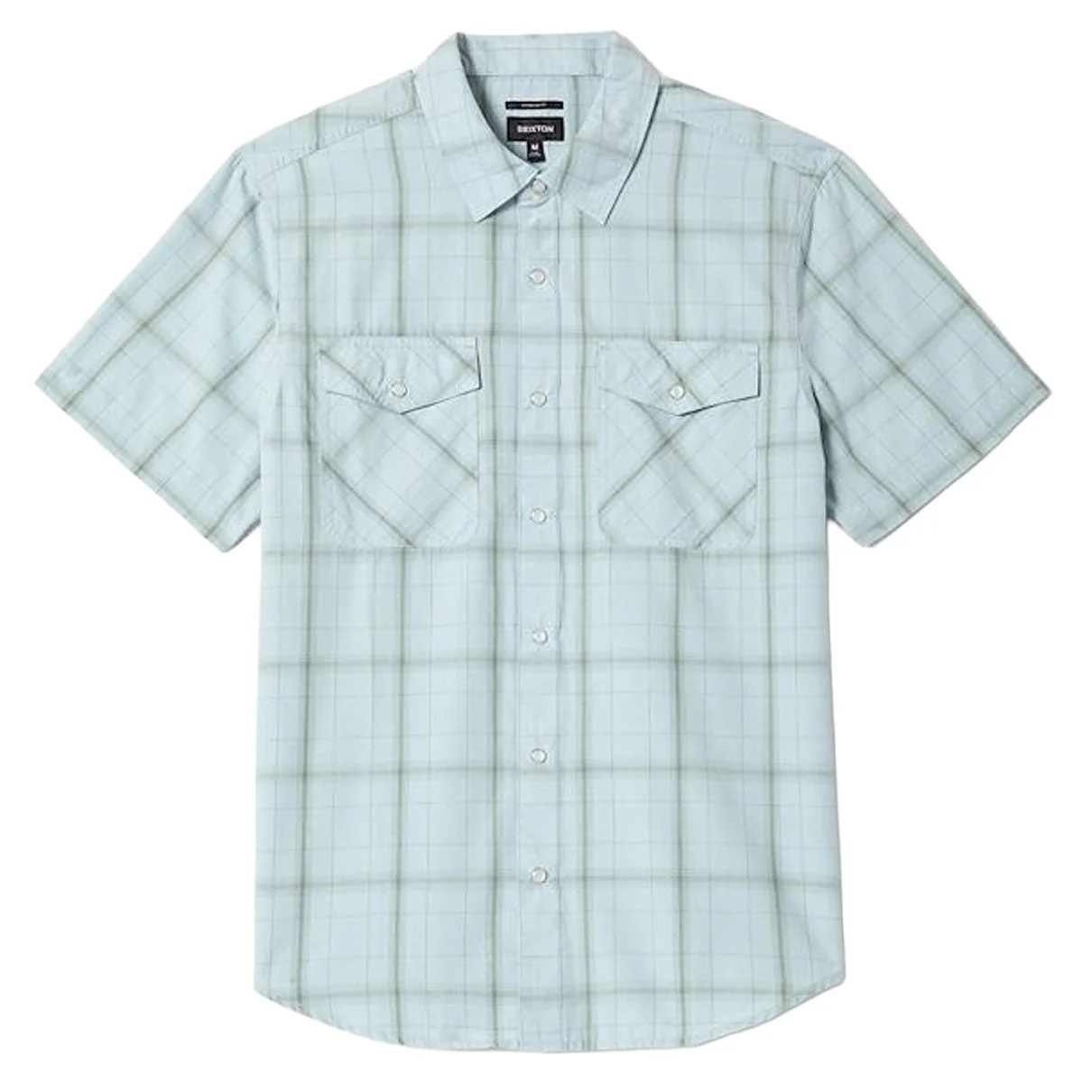 Brixton The Breezy Wayne Shirt - Seafoam Plaid