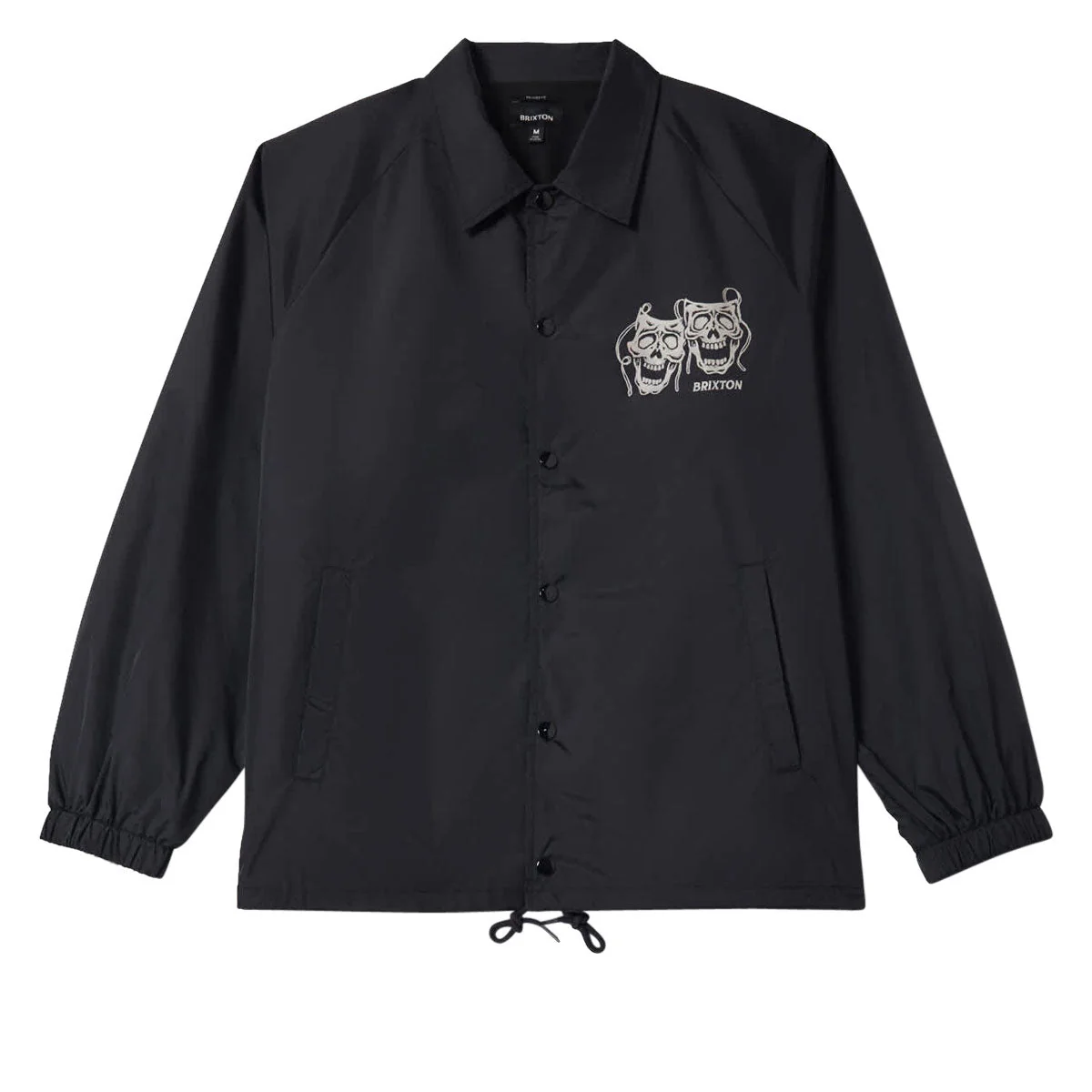 Brixton Watchman Lightweight Coaches Jacket - Black - Image 3