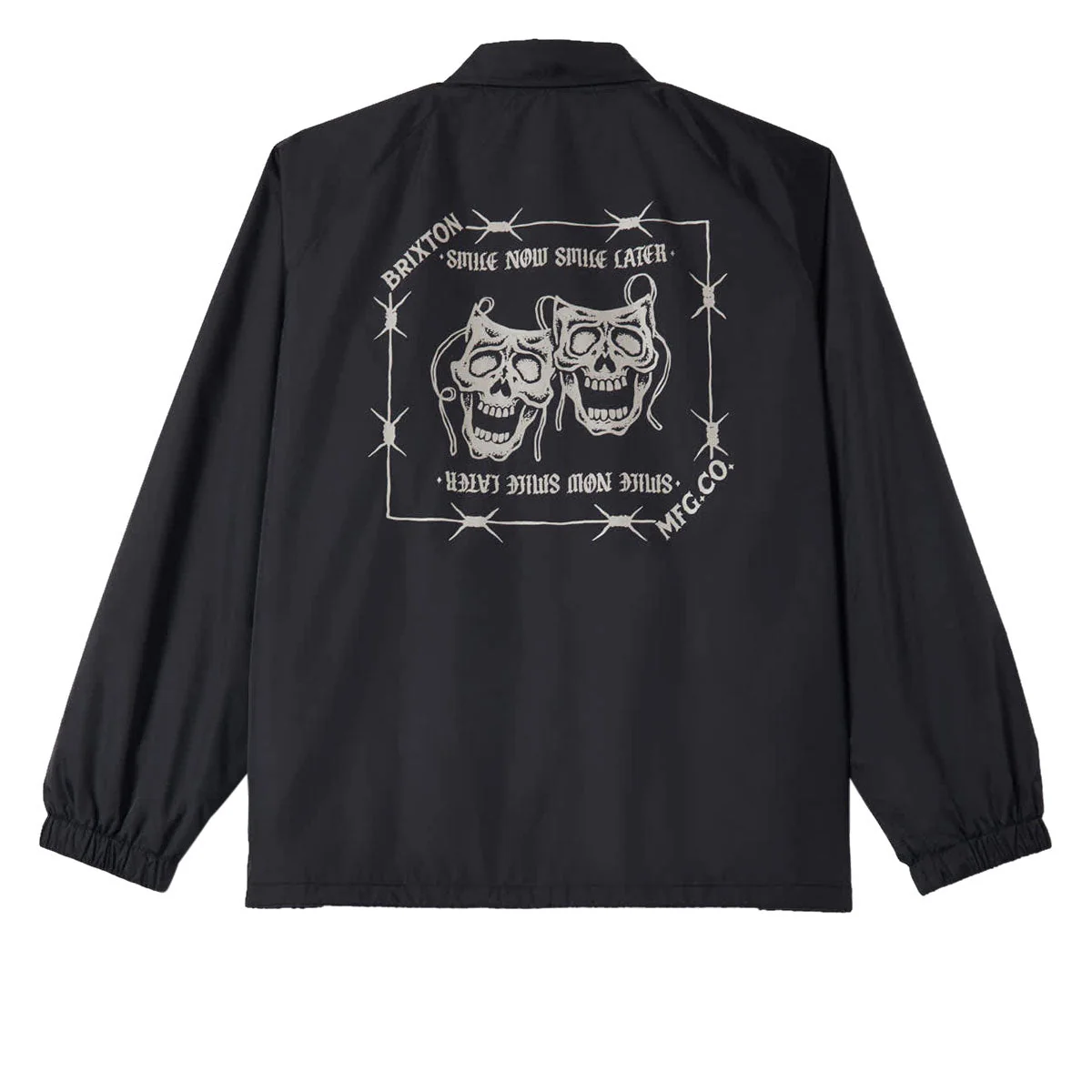 Brixton Watchman Lightweight Coaches Jacket - Black - Image 4