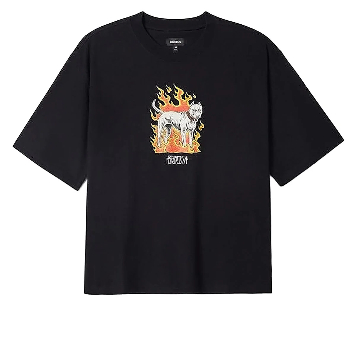 Brixton Wilshre Boxed Crop T-Shirt - Black