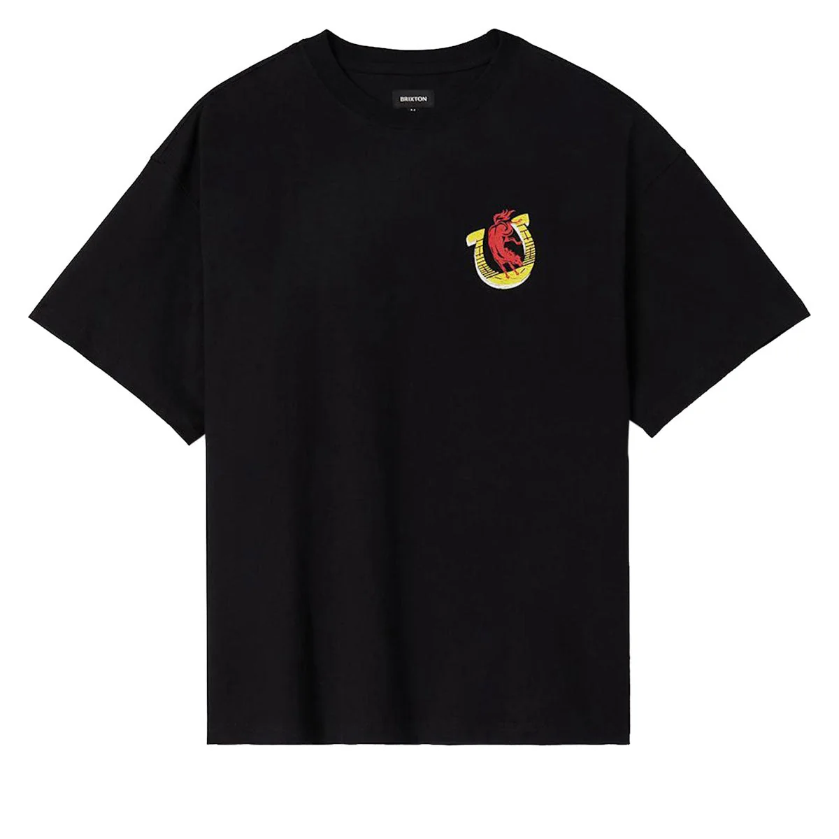 Brixton x Colt 45 Everytime Oversized T-Shirt - Black - Image 2