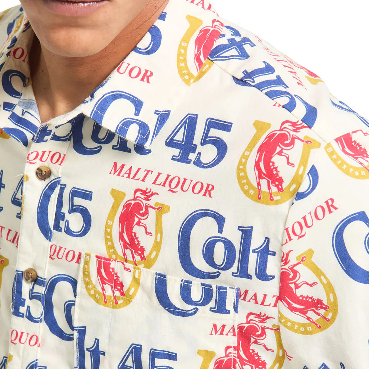 Brixton x Colt 45 Shirt - Multi - Image 3