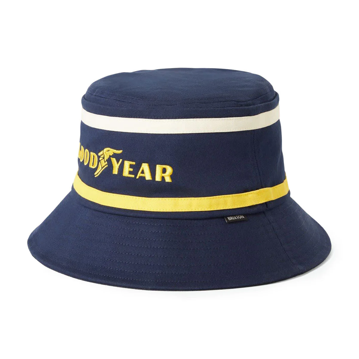 Brixton x Goodyear Service Bucket Hat - Navy - Image 2