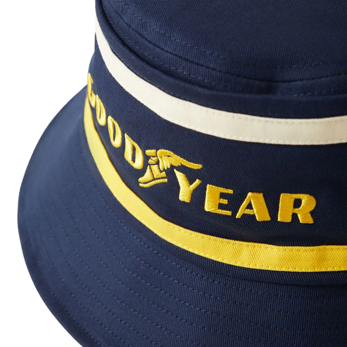 Brixton x Goodyear Service Bucket Hat - Navy - Image 3