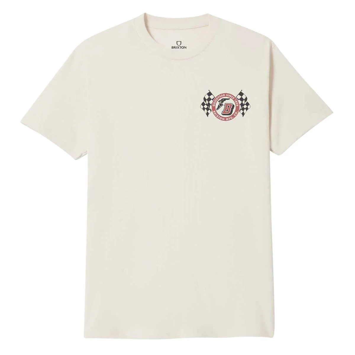 Brixton x Goodyear Speedway T-Shirt - Cream