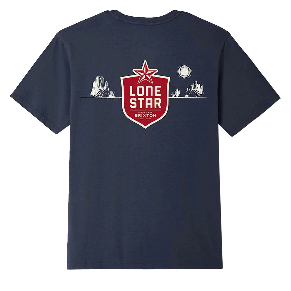 Brixton x Lone Star Desertscape T-Shirt - Navy