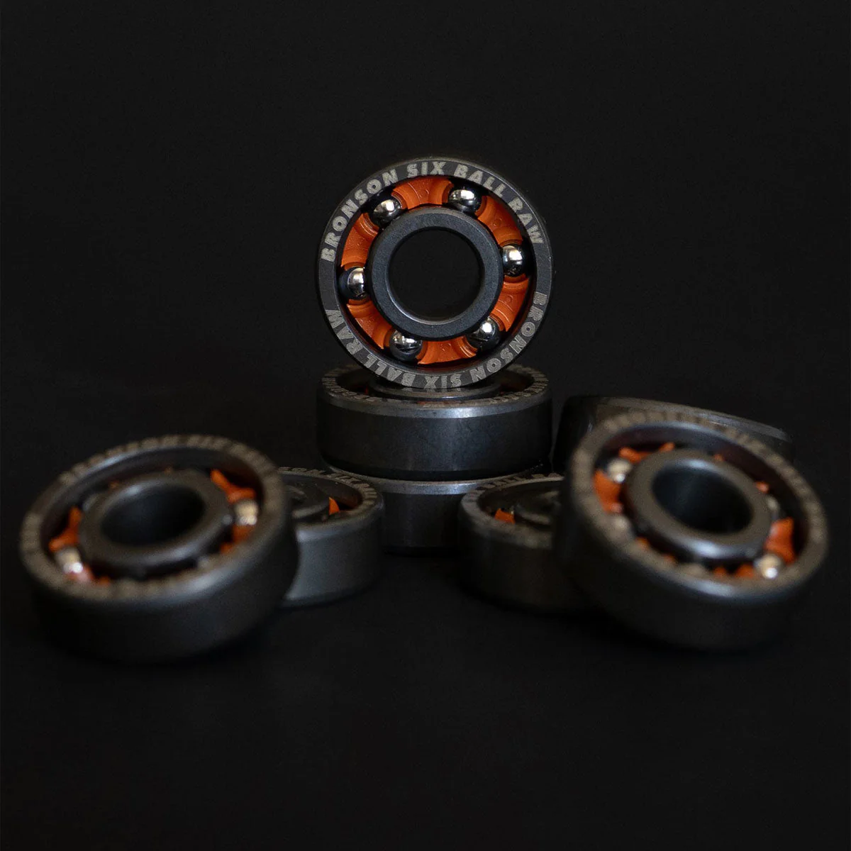 Bronson 6 Ball Raw Bearings - Black - Image 5
